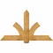 Ekena Millwork Redmond Rough Sawn Timber Gable Bracket, Western Red Cedar, 60"W x 35"H x 2"D x 6"F, 14/12 Pitch GBW060X35X0206RED00RWR - alternate 1